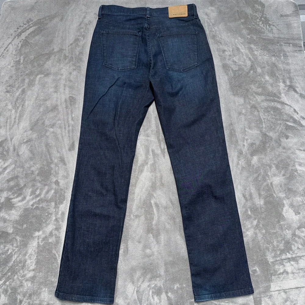 Mott & Bow Straight Crosby Jeans Mens 29x32 Dark Blue Stretch Denim Casual